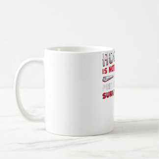 Mug Le Toit N'Est Pas Une Carrière Survie Homme Compét