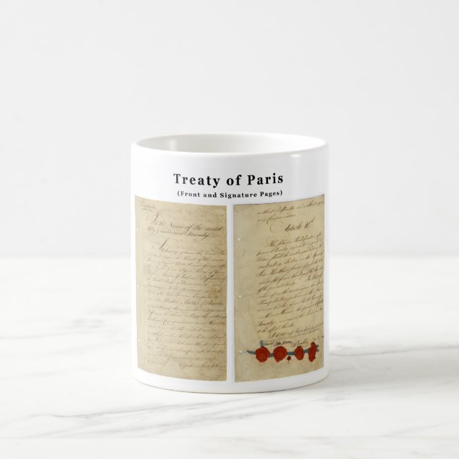 Mug Le Traité ORIGINAL de Paris 1783 (Centre)