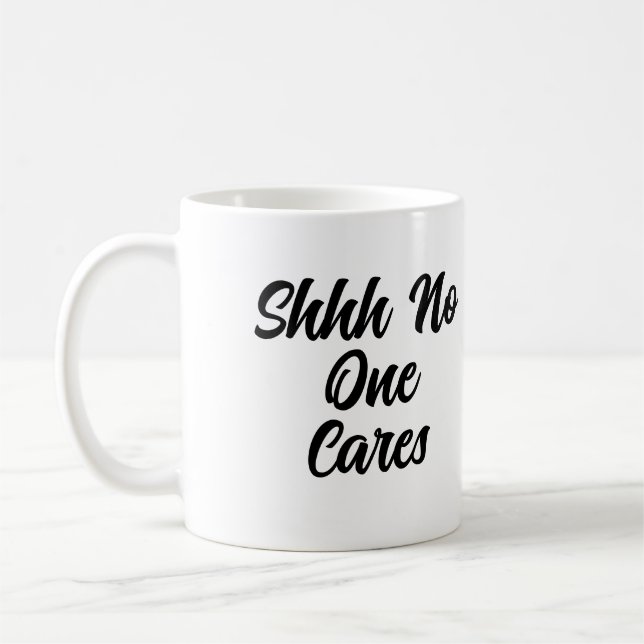 Mug Le Travail De Bureau Sarcastique Drôle Que Personn (Gauche)