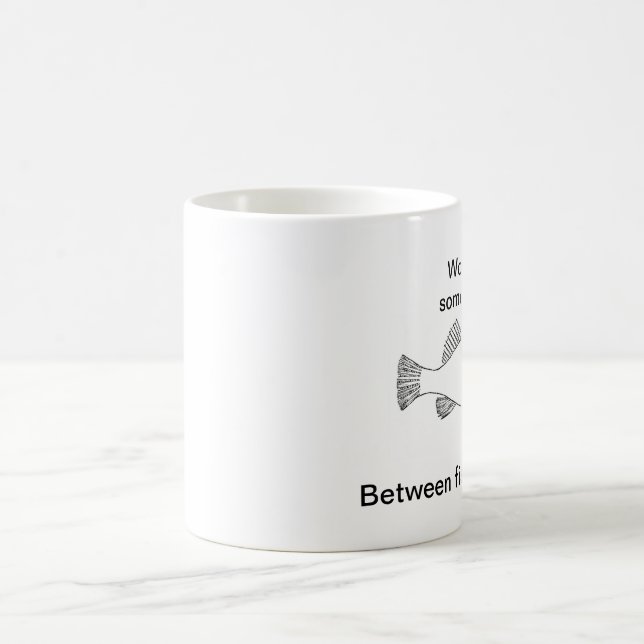 Mug Le travail est juste quelque chose que je fais (Centre)