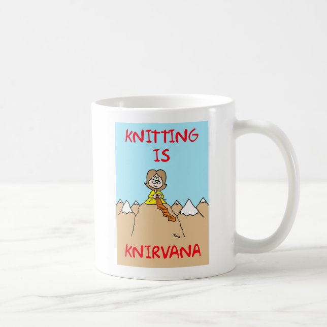 Mug le tricot est knirvana (Droite)