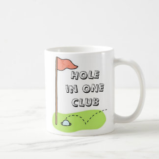 Mug Le trou de golf dans un club folâtre la coutume