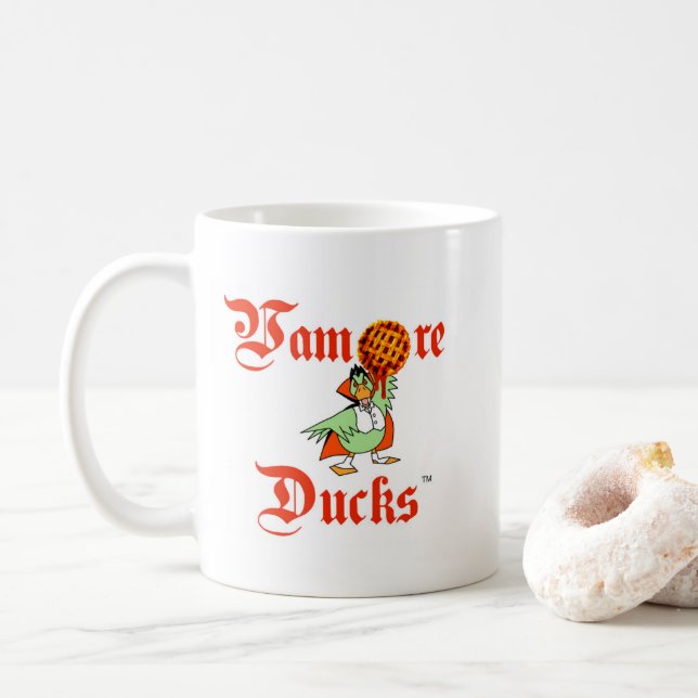 Mug Le vampire penche le logo 2 (Avec donut)
