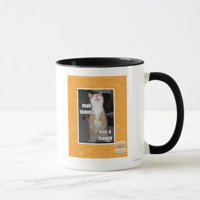Mug Le ventre d'heure-milliampère a un heureux (Droite)