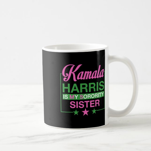 Mug Le Vice-Président Kamala Harris Est Ma Soeur Sorci (Droite)