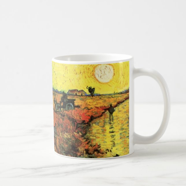 Mug Le vignoble rouge par Vincent van Gogh (Droite)