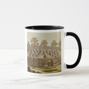Mug Le village d'une tribu indigène en Floride,