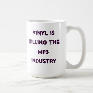 Mug Le vinyle tue l'industrie MP3