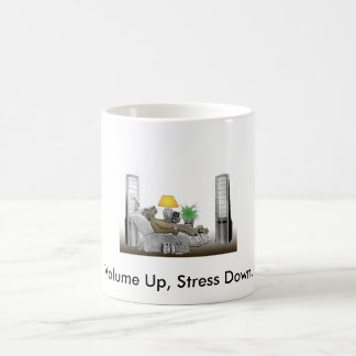 Mug Le volume, soumettent à une contrainte vers le bas