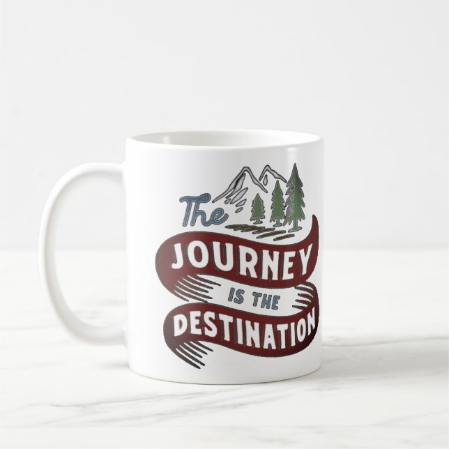 Mug Le voyage est la destination (Gauche)