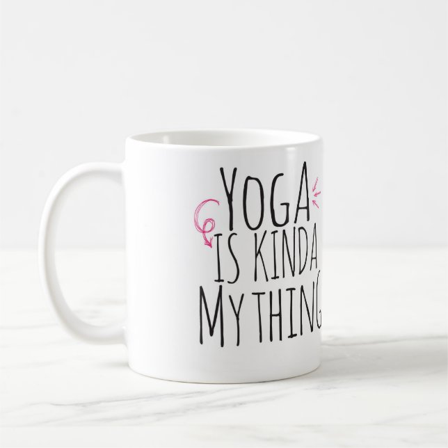 Mug Le yoga est plutôt ma chose (Gauche)