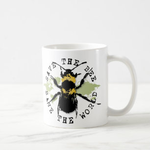 Mug Le yoga parlent : Sauvez les économies d'abeille…