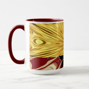Mug Le Zénith Doré : Luxe de Crème Dorée et de Crème R