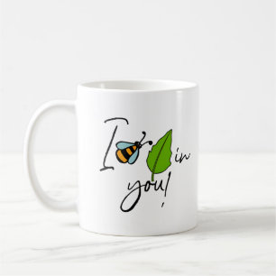 Mug Leaf d'abeille en vous - Citation d'un chou mignon
