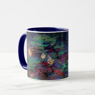 Mug L'EAU MENSONGE VERT ÉTANG Claude Monet Flore foncé
