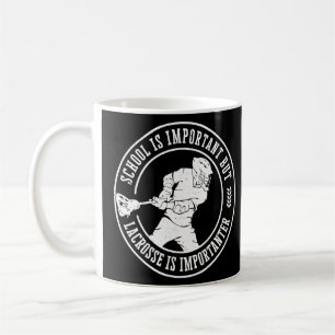 Mug L'École Est Importante, Mais La Crosse Est Importa