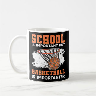 Mug L'École Est Importante, Mais Le Basket Est Importa