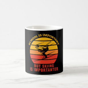 Mug L'école est importante mais le ski est encore plus