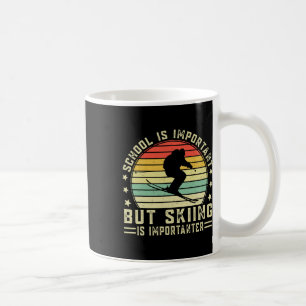 Mug L'école est importante mais le ski est encore plus