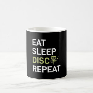 Mug Lecteur de golf sur disque   Eat Sleep Disk Golf R