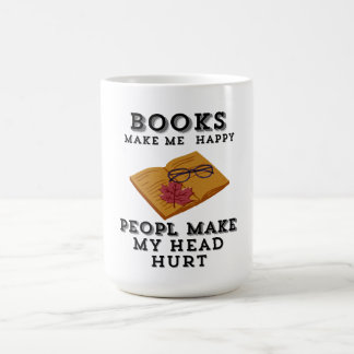 Mug Lecture Automne Retraite Livres Me Rendre Heureux
