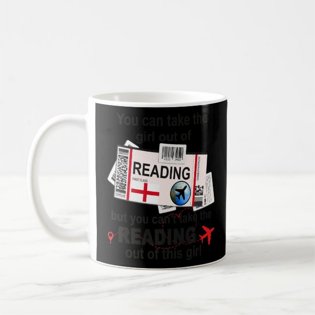 Mug Lecture Fille Lecture Embarquement Pass Lecture (Gauche)