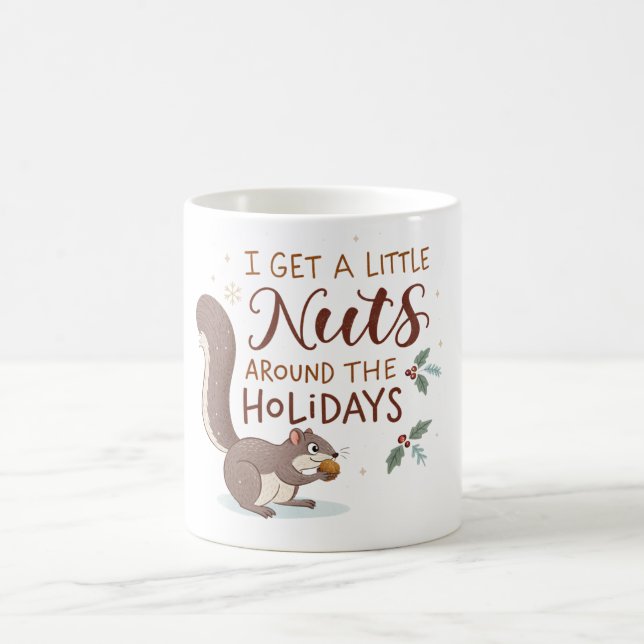 Mug L'Écureuil J'Ai Un Petit Nez Autour Des Vacances (Centre)