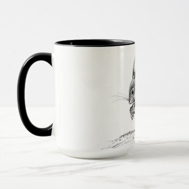 Mug L'écureuil mange une noix (Gauche)