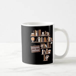 Mug L'éducation est la liberté Histoire noire afro-amé
