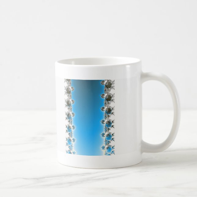 Mug Leenece - Fractal bleu (Droite)
