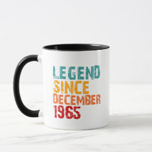 Mug Légende 1965 Cadeaux d'anniversaire 60 ans pour ho