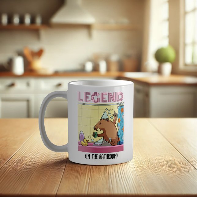 Mug Légende (Dans La Salle De Bain) Chanter La Marmott (Créateur téléchargé)