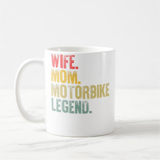 Mug Légende de femme mère épouse moto
