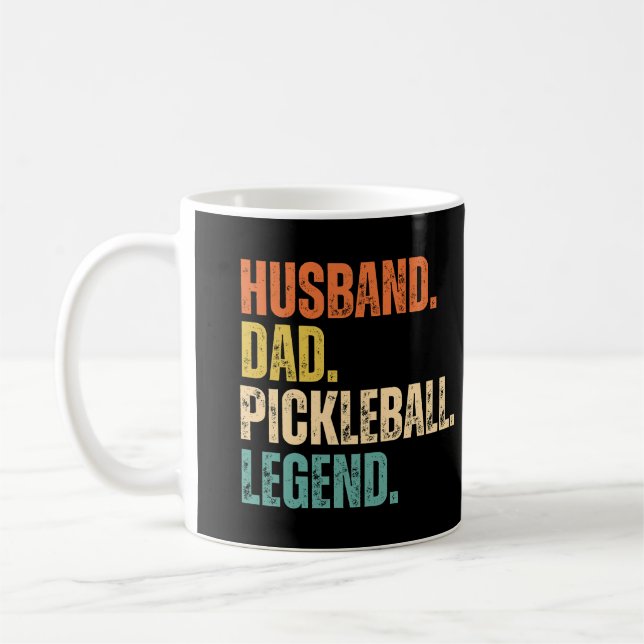 Mug Légende du mari papa Pickleball (Gauche)