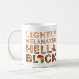 Mug Légèrement Mélanisée Hella Histoire Noire Africain