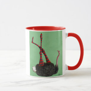 Mug Leggings rayés d'autruche