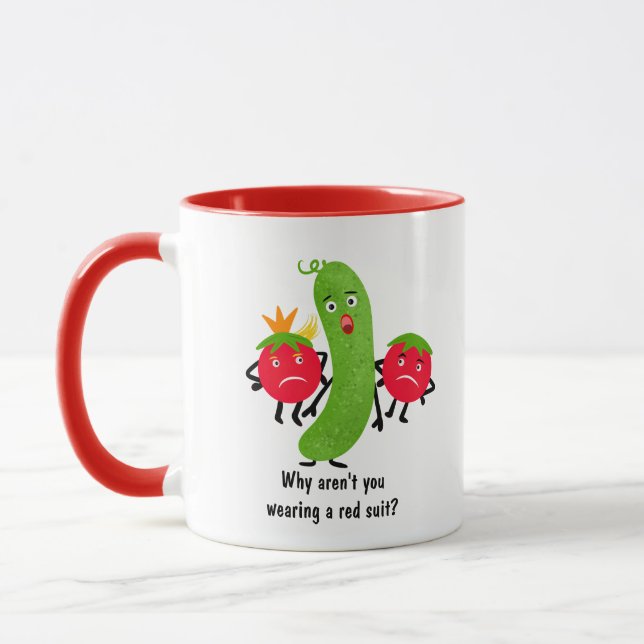 Mug Légumes amusants (Gauche)