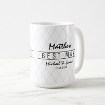 L'Élégant Mariage du meilleur homme personnalisé H