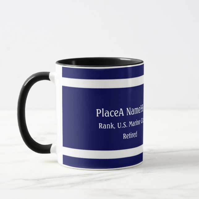 Mug L'emblème de la Défense de la Marine Militaire per (Gauche)
