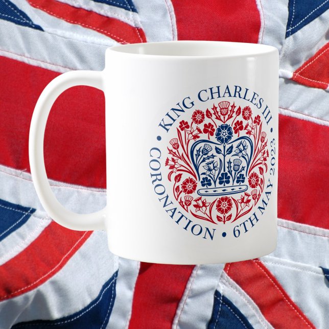 Mug L'emblème du couronnement du roi Charles 2023 (Créateur téléchargé)