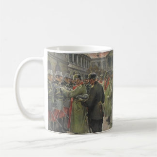 Mug L'empereur allemand Guillaume II décerne des médai