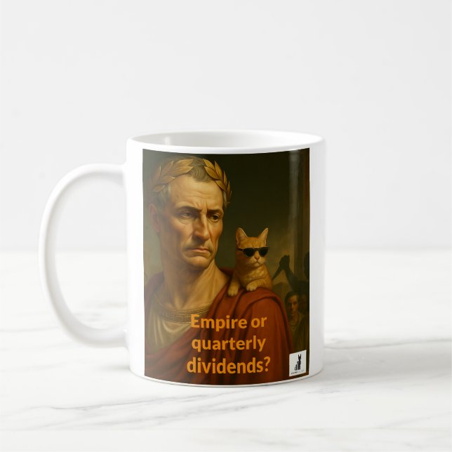 Mug L'Empire de César ou les dividendes trimestriels ? (Gauche)