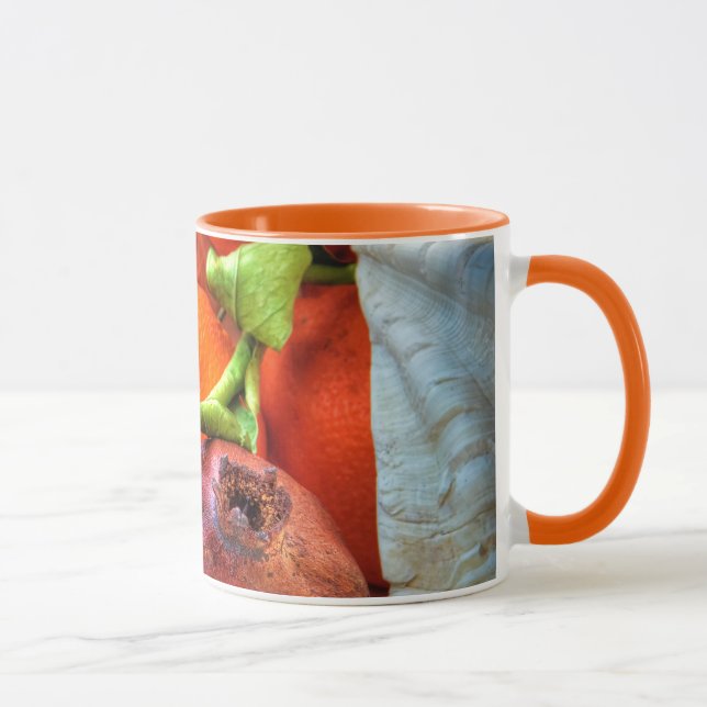 Mug L'encore-vie de coquilles et de fruits (Droite)