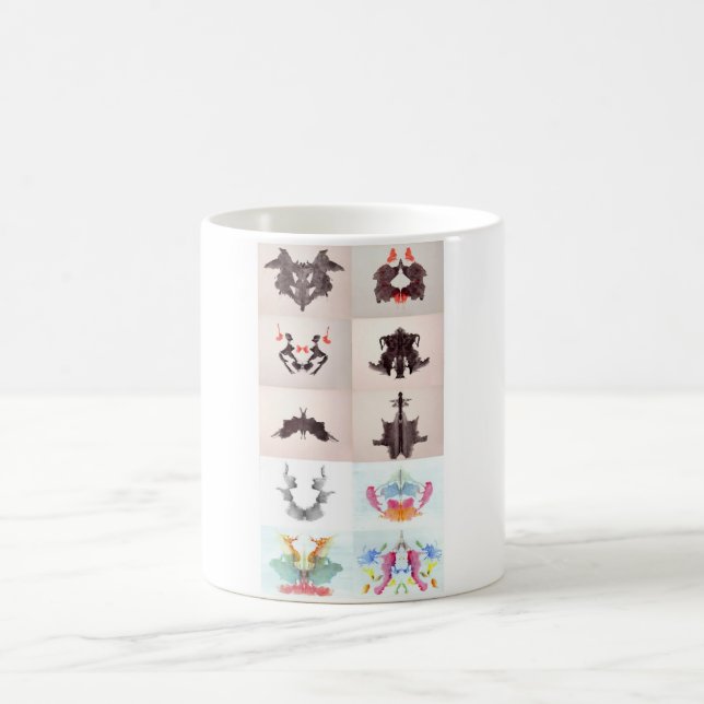 Mug L'encre d'essai de Rorschach éponge chacun des 10 (Centre)