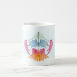 Mug L'encre d'essai de Rorschach éponge l'animal du