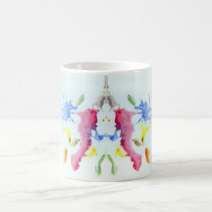 Mug L'encre d'essai de Rorschach éponge le homard de