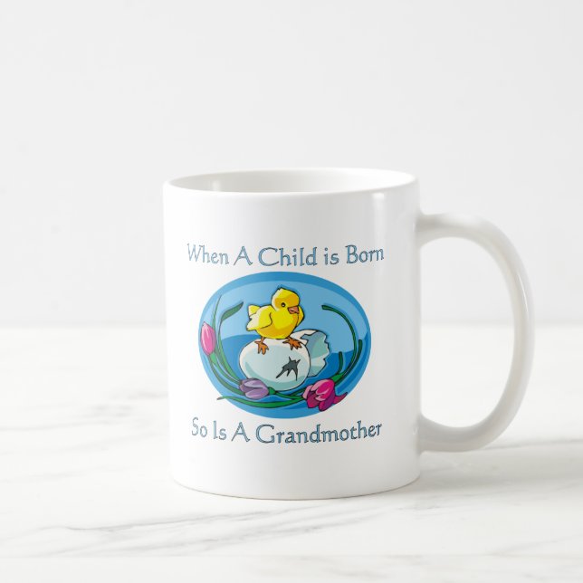 Mug L'enfant est né - grand-mère (Droite)