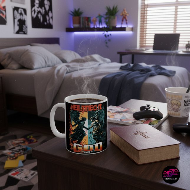 Mug L'Enfer A Essayé Dieu L'A Refusé La Foi Chrétienne (Before the day starts, remember who already won.)