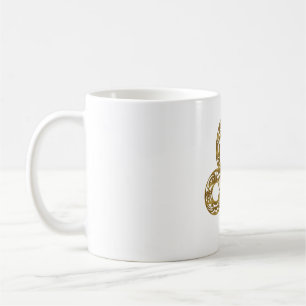 Mug Leo Zodiac - Or tribal