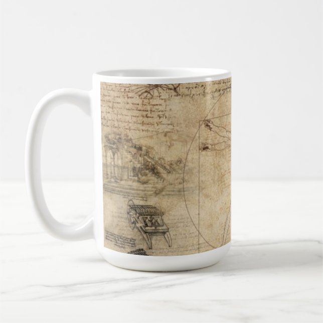 Mug Leonardo Da Vinci L'Homme Vitruvien (Gauche)